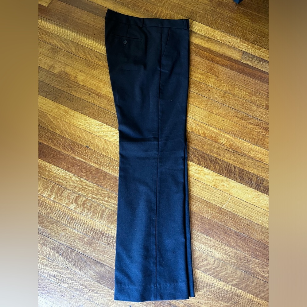 Black trousers.